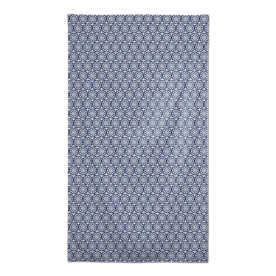 Radial Shibori Pattern Tablecloth